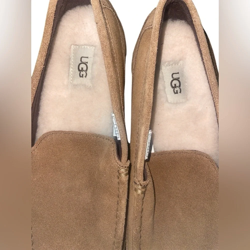 UGG Men's Alder Slip On Suede Moccasin Loafer 1003419 Size US 11 Tan/Brown